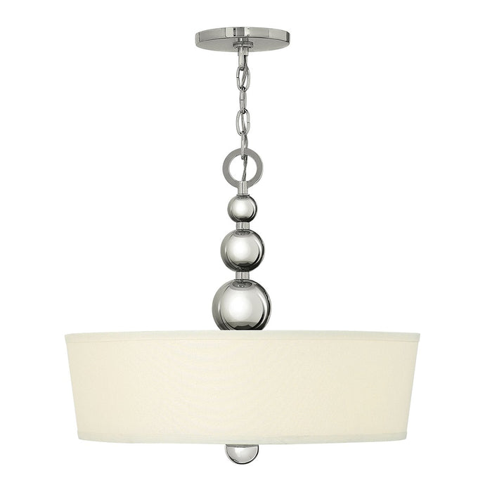 Hinkley HK-ZELDA-P-B-PN Zelda 3 Light Pendant - Polished Nickel