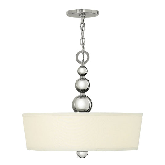 Hinkley HK-ZELDA-P-B-PN Zelda 3 Light Pendant - Polished Nickel