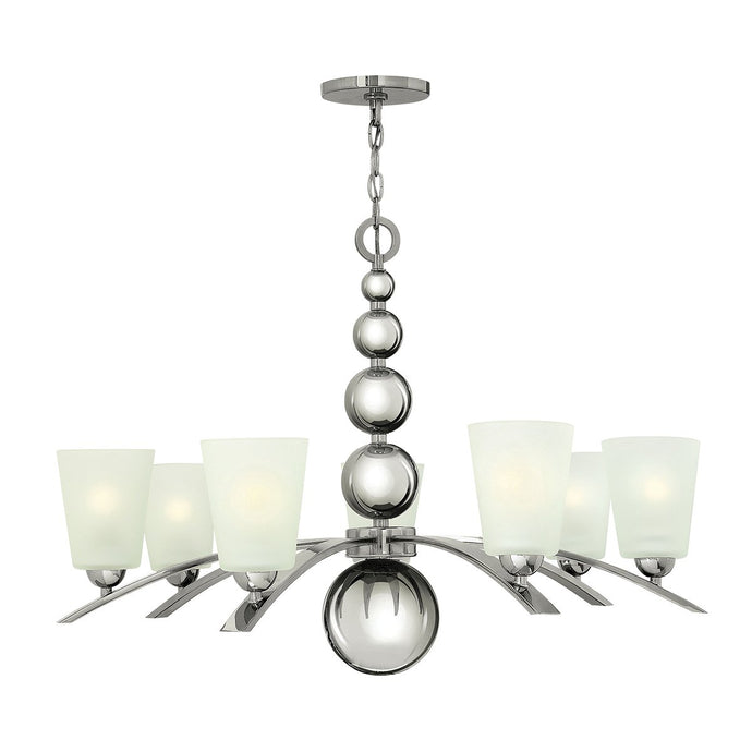 Hinkley HK-ZELDA7-PN Zelda 7 Light Chandelier - Polished Nickel