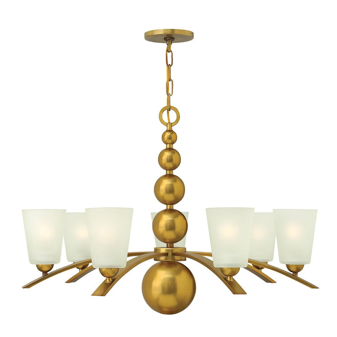 Hinkley HK-ZELDA7-VS Zelda 7 Light Chandelier - Vintage Brass