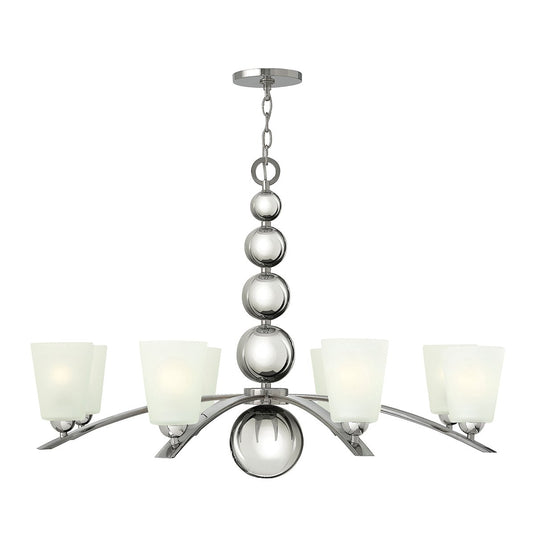 Hinkley HK-ZELDA8-PN Zelda 8 Light Chandelier - Polished Nickel