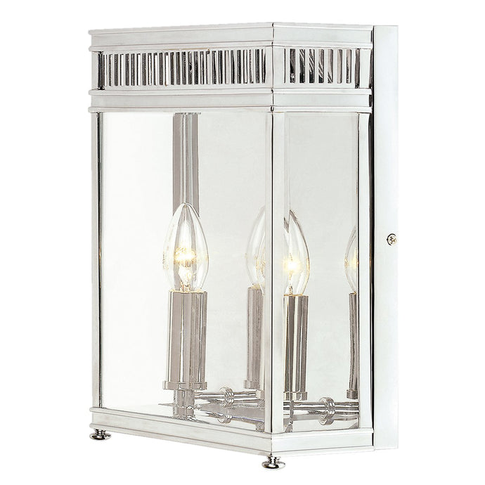 Elstead Lighting HL7-M-PC Holborn 2 Light Half Lantern Medium - Polished Chrome