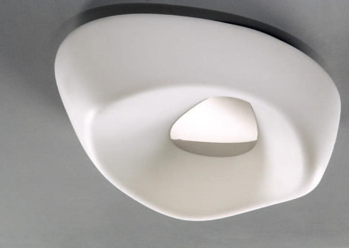 Mantra M1334 Huevo Ceiling 5 Light E27 Outdoor IP44, Polished Chrome/Opal White