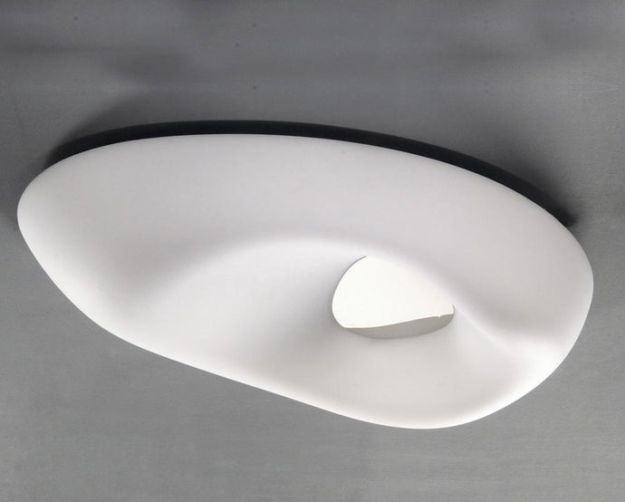 Mantra M1335 Huevo Ceiling 6 Light E27 Outdoor IP44, Polished Chrome/Opal White