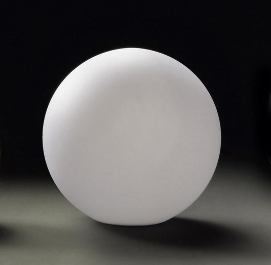Mantra M1391 Huevo Ball Table Lamp 1 Light E27 Medium Outdoor IP65, Opal White