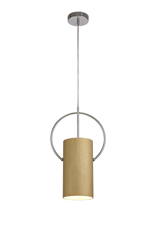C-Lighting Hythea Single Pendant, 1 x E27, Gold/Polished Chrome - 28977