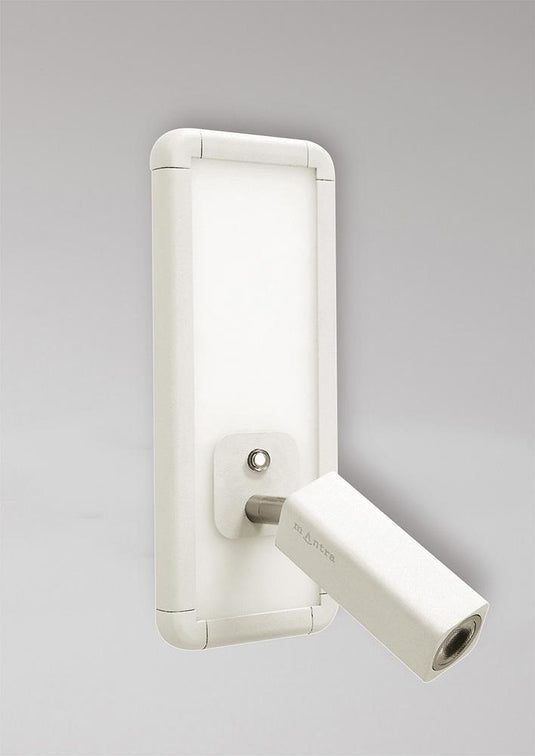 Mantra M5257 Ibiza Wall Lamp Single Head With Backlit Light 10W LED White 4000K, 700lm,, 3yrs Warranty