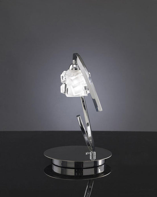 Mantra M1846 Ice Table Lamp 1 Light G9 ECO, Polished Chrome