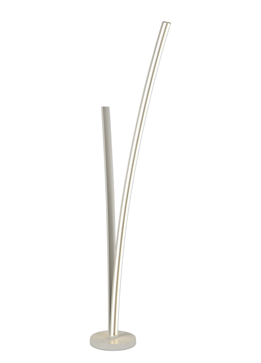 C-Lighting Ide 2 Light Floor Lamp Dimmable, 16W/20W LED, 4000K, 2270lm, White, 3yrs Warranty - 28998