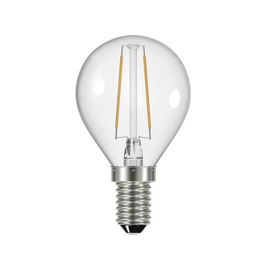 C-Lighting 25350 4w SES - E14 Dimmable Golfball Lamp 360 Lumen Clear (2700k)