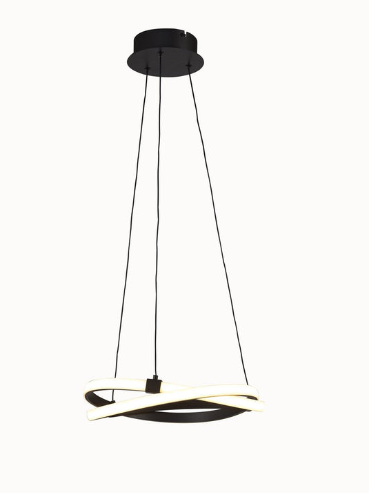 Mantra M5394 Infinity Pendant 30W LED 2800K, 2500lm, Brown Oxide/White Acrylic, 3yrs Warranty