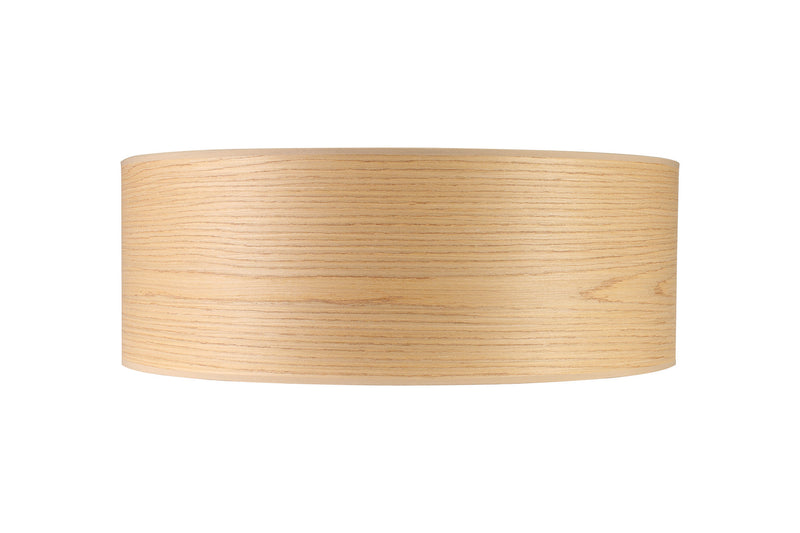 Load image into Gallery viewer, C-Lighting John Round, 600 x 210mm Wood Effect Shade, Light Oak/White Laminate - 29121

