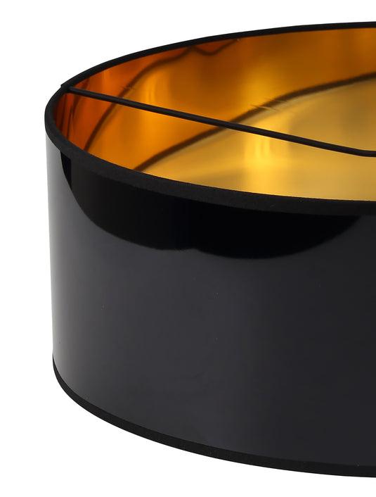 C-Lighting John Round, 450 x 150mm Shade, Gold/Black - 29125