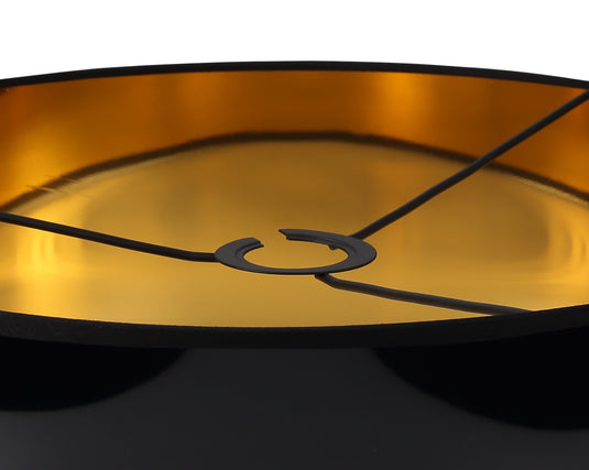 C-Lighting John Round, 450 x 150mm Shade, Gold/Black - 29125