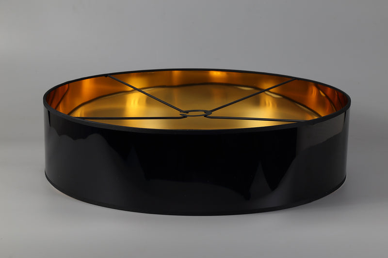 Load image into Gallery viewer, C-Lighting John Round, 600 x 150mm Shade, Gold/Black - 29126

