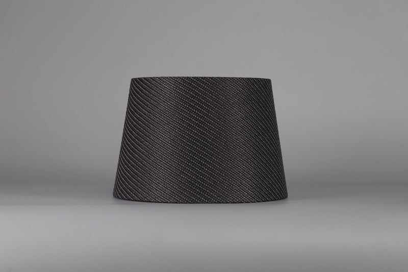 Load image into Gallery viewer, C-Lighting John Round, 240/300 x 200mm Fabric Shade, Charcoal Grey/White Laminate - 29127
