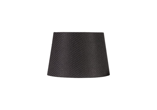 C-Lighting John Round, 240/300 x 200mm Fabric Shade, Charcoal Grey/White Laminate - 29127