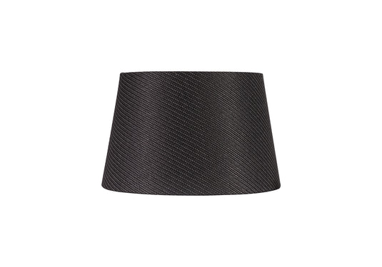 C-Lighting John Round, 280/350 x 220mm Fabric Shade, Charcoal Grey/White Laminate - 29128