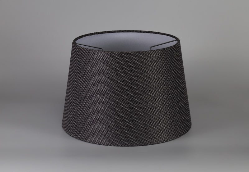 Load image into Gallery viewer, C-Lighting John Round, 320/400 x 260mm Fabric Shade, Charcoal Grey/White Laminate - 29129
