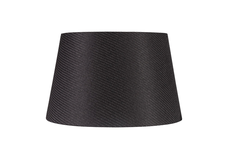Load image into Gallery viewer, C-Lighting John Round, 350/450 x 280mm Fabric Shade, Charcoal Grey/White Laminate - 29130
