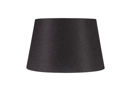 C-Lighting John Round, 350/450 x 280mm Fabric Shade, Charcoal Grey/White Laminate - 29130