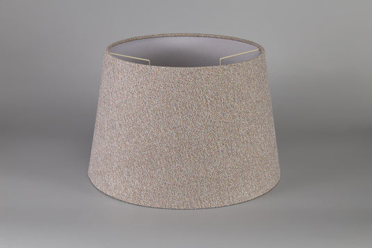 C-Lighting John Round, 280/350 x 220mm Fabric Shade, Multi/White Laminate - 29132