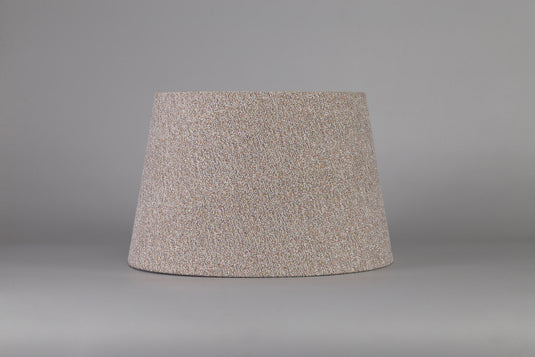 C-Lighting John Round, 320/400 x 260mm Fabric Shade, Multi/White Laminate - 29133