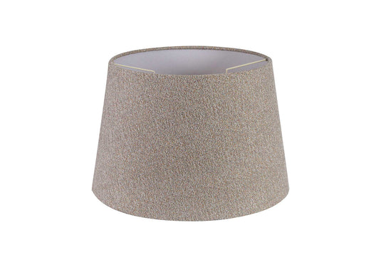 C-Lighting John Round, 320/400 x 260mm Fabric Shade, Multi/White Laminate - 29133