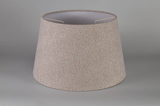 C-Lighting John Round, 350/450 x 280mm Fabric Shade, Multi/White Laminate - 29134