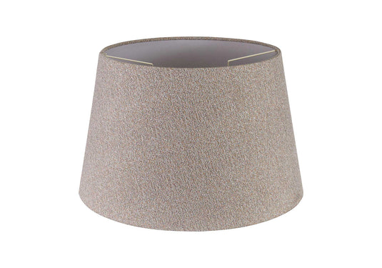 C-Lighting John Round, 350/450 x 280mm Fabric Shade, Multi/White Laminate - 29134