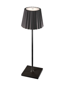 Load image into Gallery viewer, Mantra M6480 K2 Table Lamp, 2.2W LED, 3000K, 188lm, IP54, USB Charging Cable Included, Black, 3yrs Warranty
