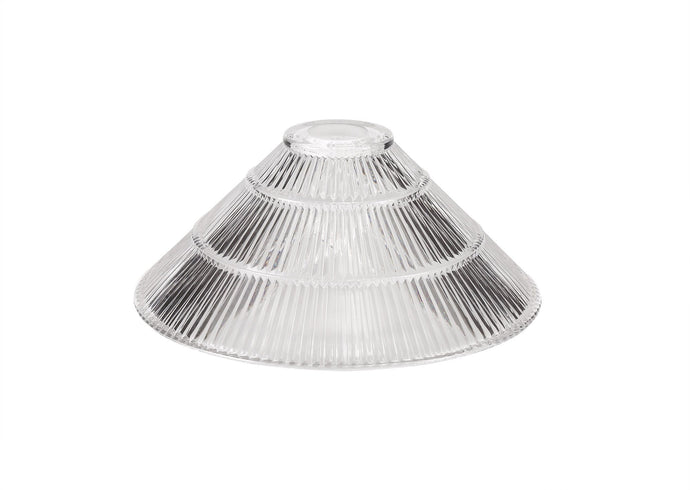 C-Lighting Kirby Cone 30cm Clear Glass Lampshade - 29334
