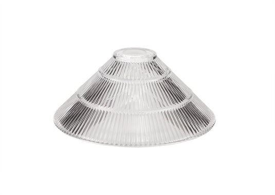 C-Lighting Kirby Cone 30cm Clear Glass Lampshade - 29334
