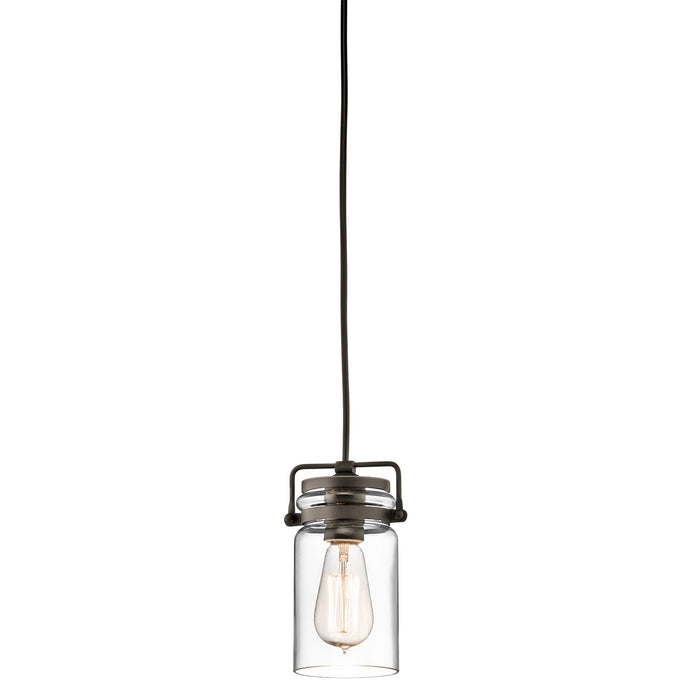 Kichler KL-BRINLEY-MP-OZ Brinley 1 Light Mini Pendant - Olde Bronze