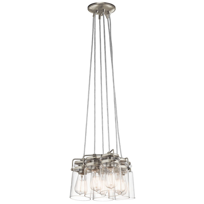 Kichler KL-BRINLEY6-NI Brinley 6 Light Pendant - Brushed Nickel