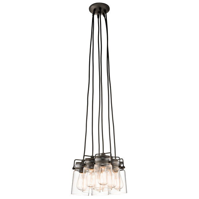 Kichler KL-BRINLEY6-OZ Brinley 6 Light Pendant - Olde Bronze