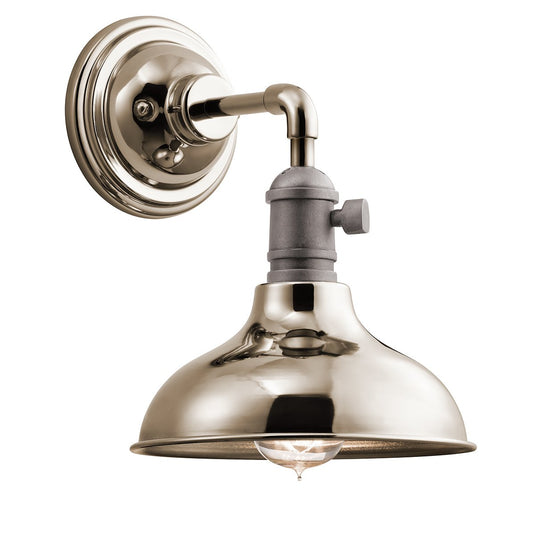 Kichler KL-COBSON1-PN Cobson 1 Light Wall Light - Polished Nickel