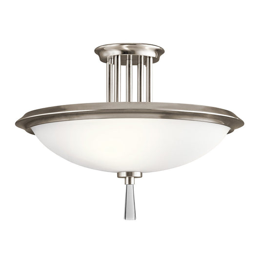 Kichler KL-DREYFUS-SFCLP Dreyfus 3 Light Semi Flush