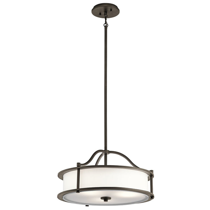 Kichler KL-EMORY-P-S-OZ Emory 3 Light Pendant/Semi Flush - Olde Bronze