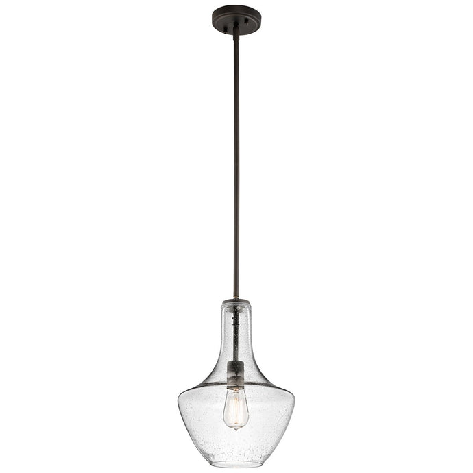 Kichler KL-EVERLY-P-S-OZ Everly 1 Light Small Pendant - Olde Bronze