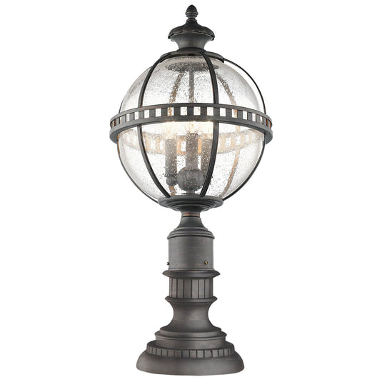 Kichler KL-HALLERON-3M Halleron 3 Light Pedestal Lantern