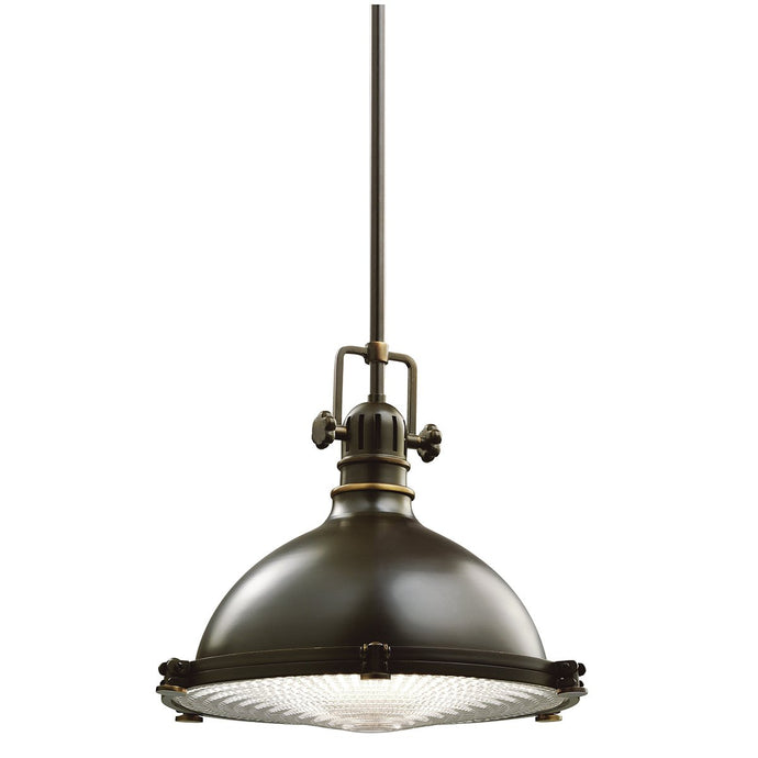 Kichler KL-HATTERAS-BAY-M-OZ Hatteras Bay 1 Light Medium Pendant - Olde Bronze