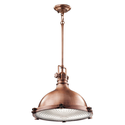 Kichler KL-HATTERAS-BAY-XLACO Hatteras Bay 1 Light Extra Large Pendant - Antique Copper