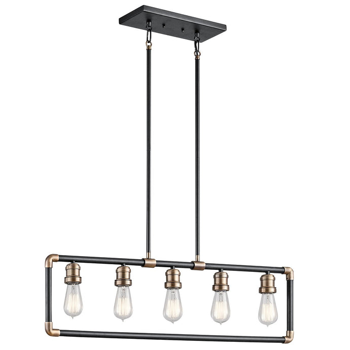 Kichler KL-IMAHN-ISLE Imahn 5 Light Linear Chandelier