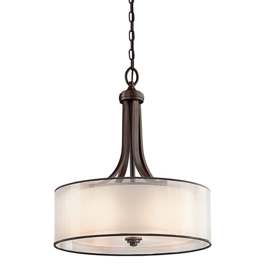 Kichler KL-LACEY-P-L-MB Lacey 4 Light Large Pendant - Mission Bronze