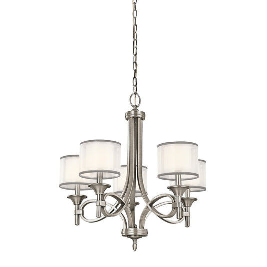 Kichler KL-LACEY5-AP Lacey 5 Light Chandelier - Antique Pewter