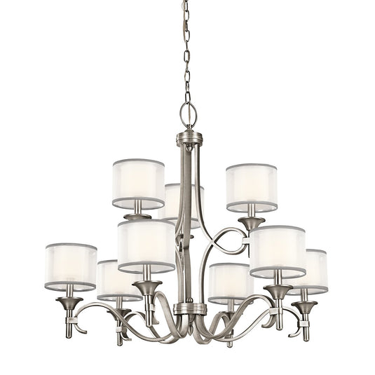 Kichler KL-LACEY9-AP Lacey 9 Light Chandelier - Antique Pewter