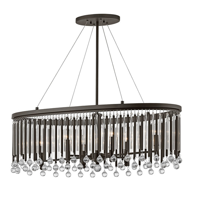 Kichler KL-PIPER-ISLE Piper 6 Light Oval Chandelier/Pendant