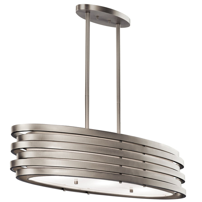 Kichler KL-ROSWELL-ISLE Roswell  3 Light Oval Island Pendant