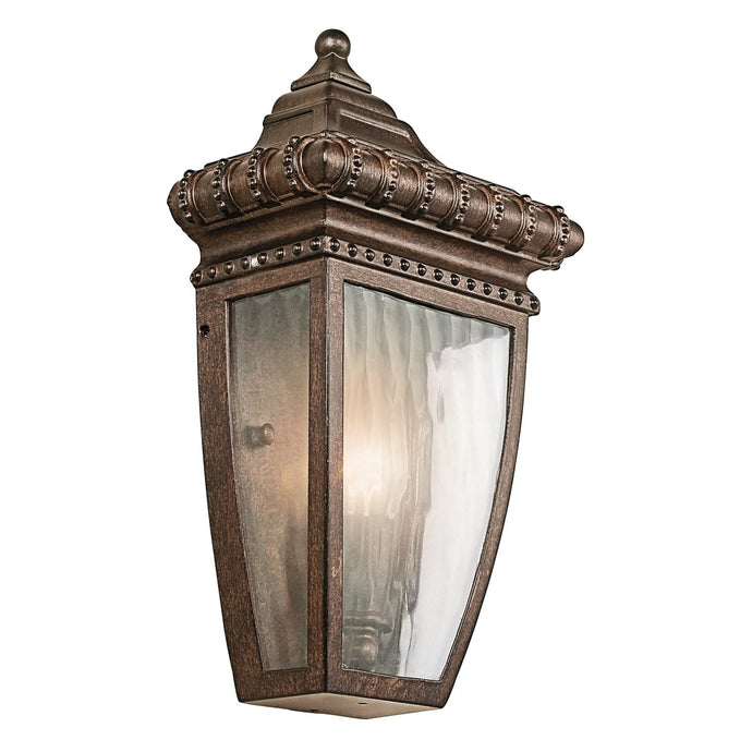 Kichler KL-VENETIAN7-S Venetian Rain 1 Light Half Wall Lantern